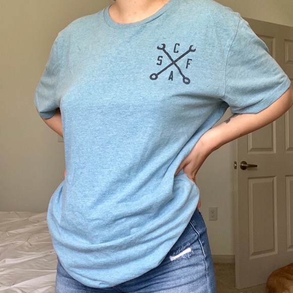 Light Blue Oversized T-Shirt - Picture 1 of 2
